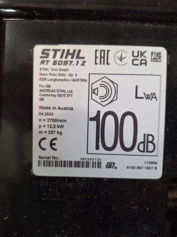 Großflächenmäher tipa Stihl RT 5097.1 Z, Ausstellungsmaschine u Susten (Slika 6)