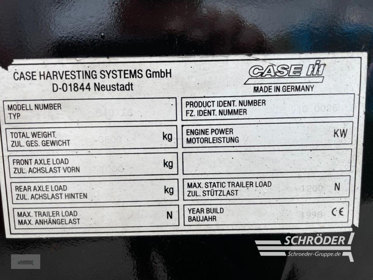 Großpackenpresse typu Case IH 540 TS, Gebrauchtmaschine w Wildeshausen (Zdjęcie 28)