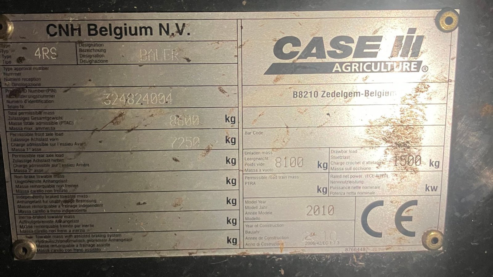 Großpackenpresse typu Case IH lb 333, Gebrauchtmaschine v Bredsten (Obrázek 11)