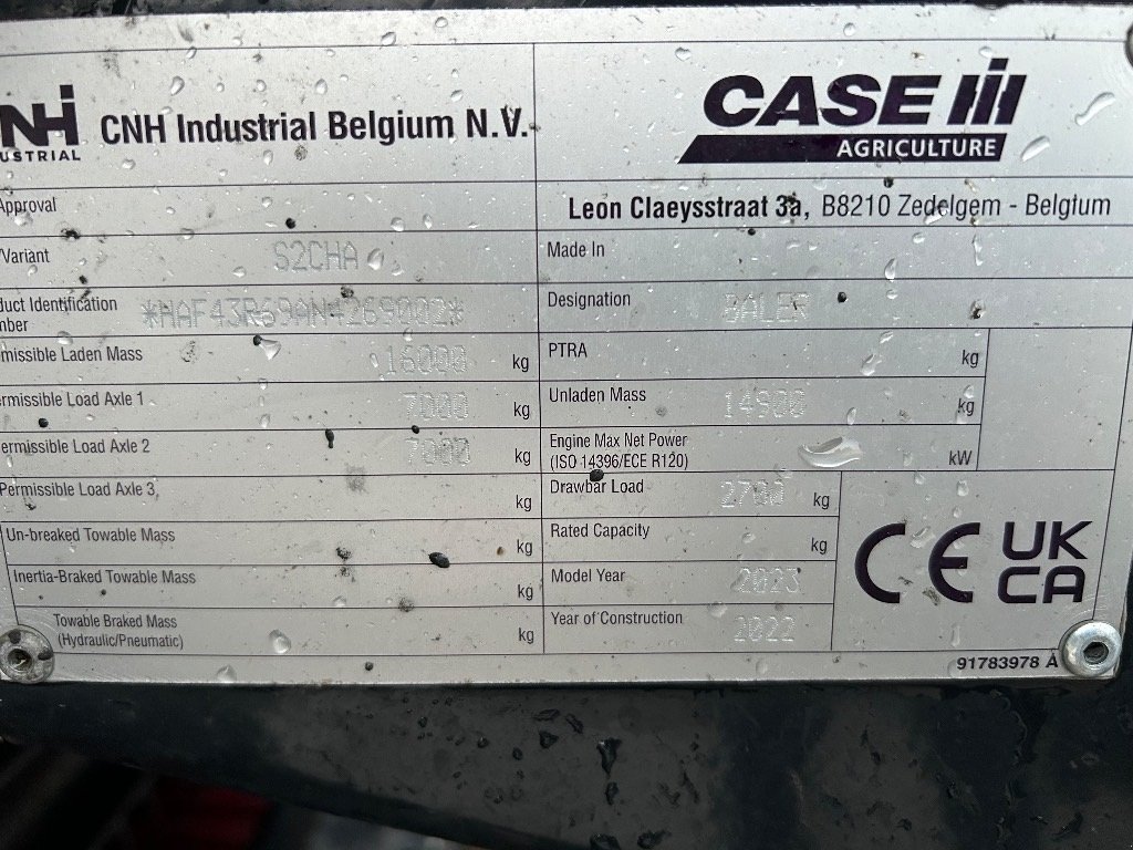 Großpackenpresse от тип Case IH LB 436 HD, Gebrauchtmaschine в Vrå, Frejlev, Hornslet & Ringsted (Снимка 8)