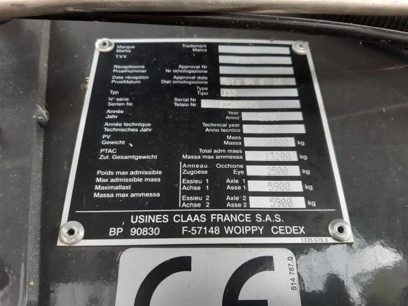 Großpackenpresse des Typs CLAAS GEBR. QUADRANT 5300 FC TA, Gebrauchtmaschine in Plessa (Bild 14)