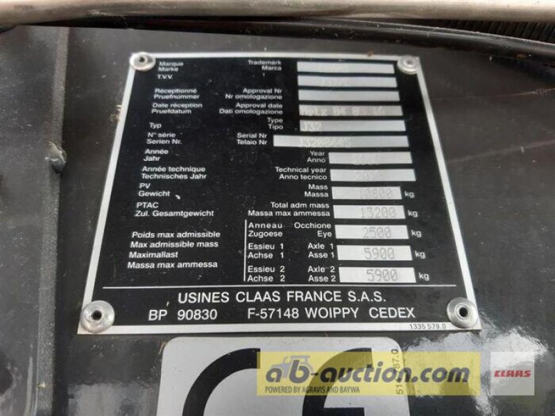 Großpackenpresse des Typs CLAAS GEBR. QUADRANT 5300 FC TA, Gebrauchtmaschine in Grimma (Bild 14)