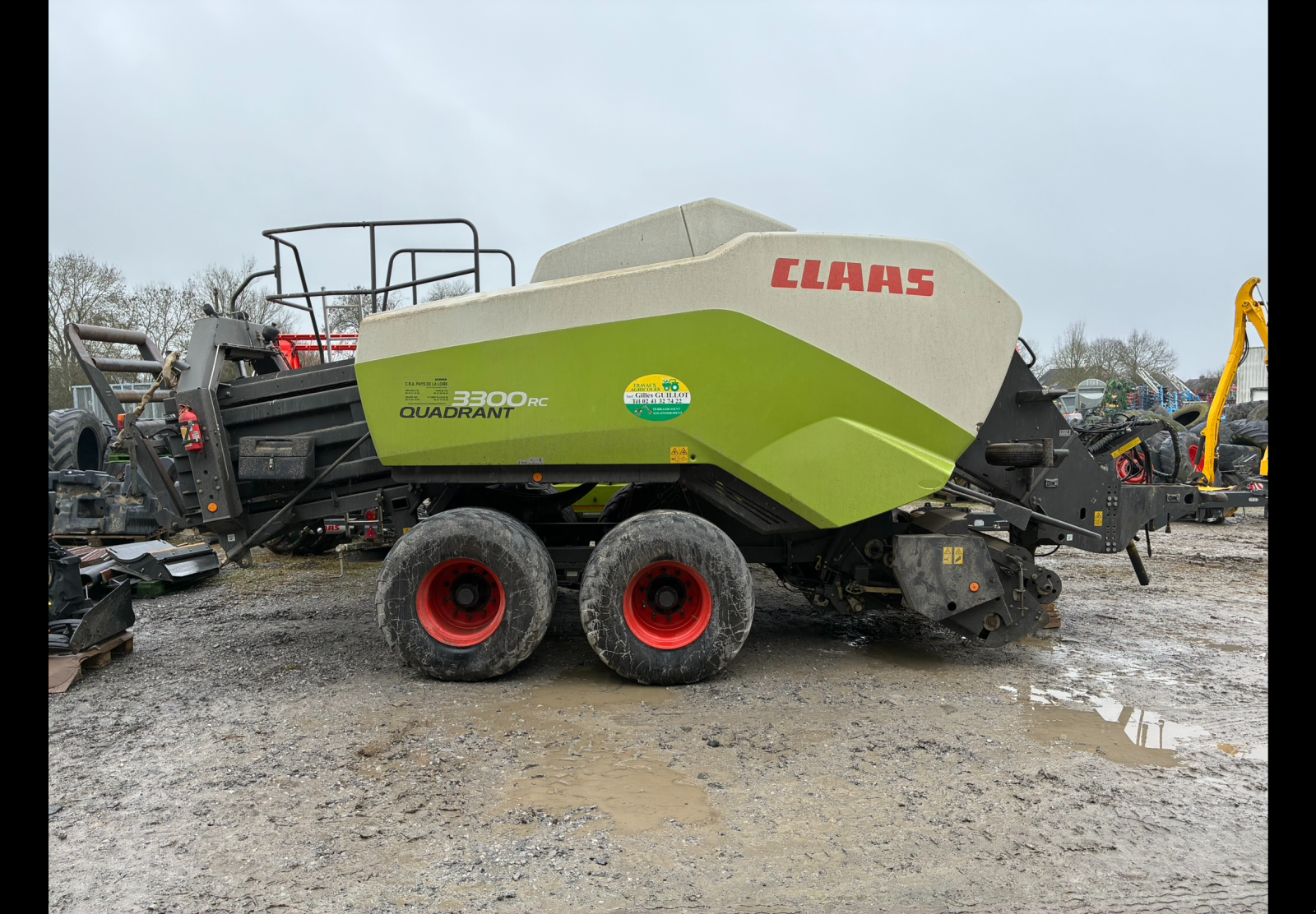 Großpackenpresse of the type CLAAS PRESSE QUADRANT 3300, Gebrauchtmaschine in ST CLEMENT DE LA PLACE (Picture 4)