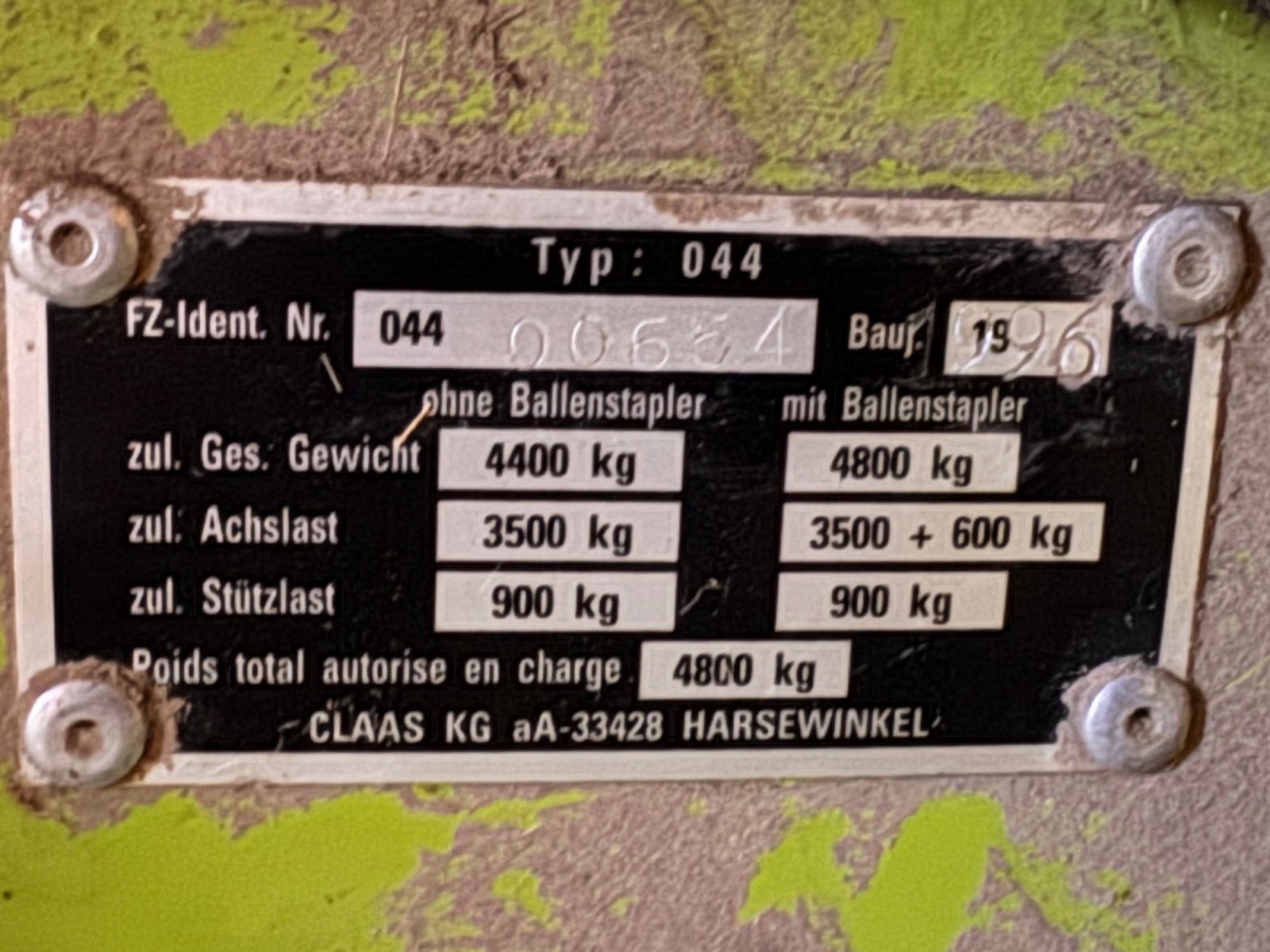 Großpackenpresse van het type CLAAS Quadrant 1100, Gebrauchtmaschine in Starnberg (Foto 3)