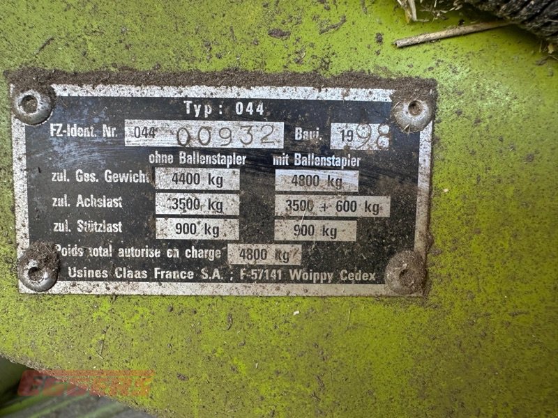 Großpackenpresse za tip CLAAS QUADRANT 1150, Gebrauchtmaschine u Suhlendorf (Slika 7)