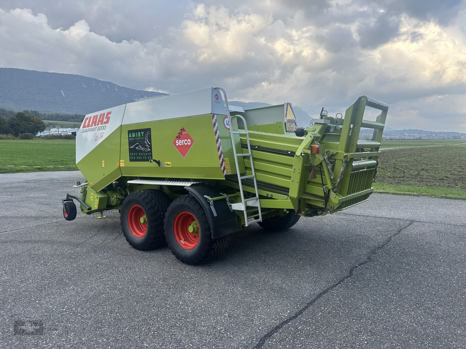 Großpackenpresse a típus CLAAS Quadrant 2200 RCT - Top gepflegt!, Gebrauchtmaschine ekkor: Rankweil (Kép 2)