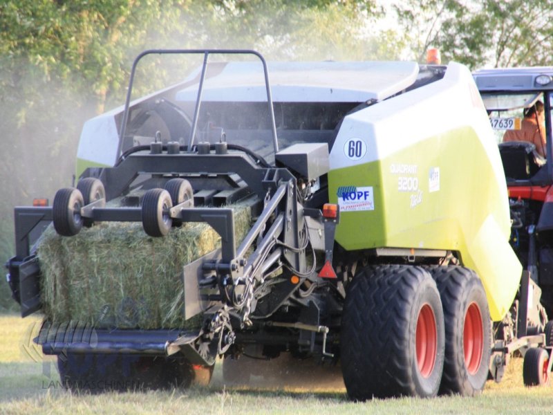 Großpackenpresse za tip CLAAS Quadrant 3200 RC mit Häcksler und Ballenstapler, Gebrauchtmaschine u Schutterzell