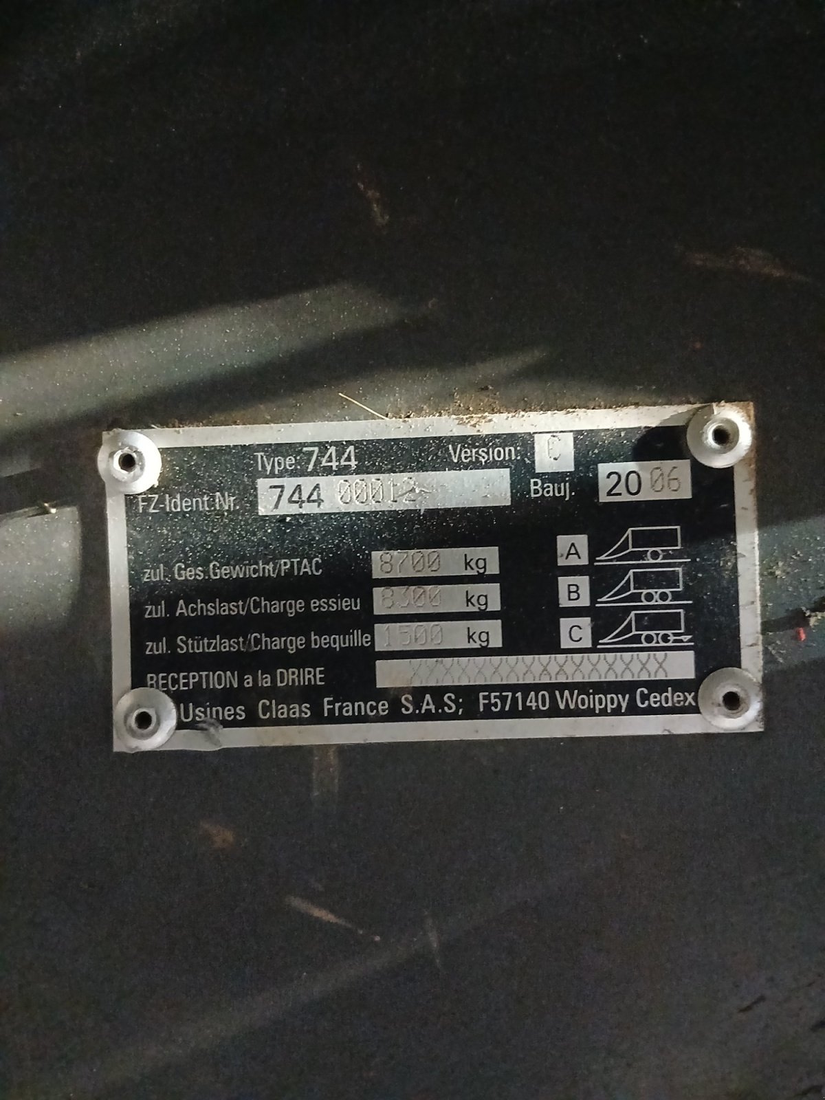 Großpackenpresse del tipo CLAAS Quadrant 3200 RC, Gebrauchtmaschine In Biebelried (Immagine 3)