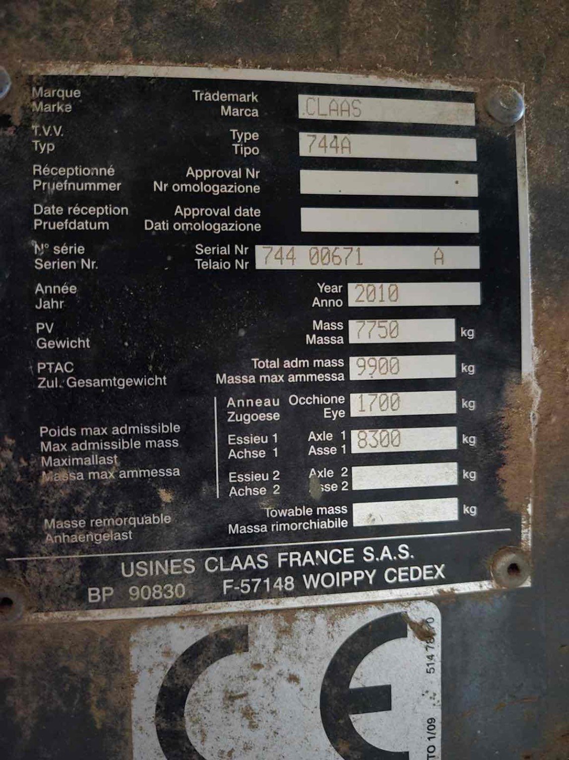 Großpackenpresse типа CLAAS QUADRANT 3200 RF 744/, Gebrauchtmaschine в ORLEIX (Фотография 3)