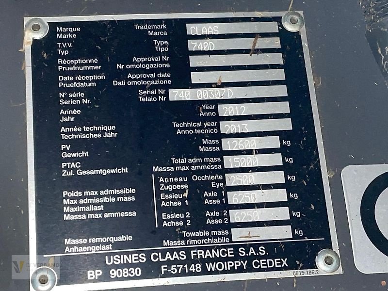 Großpackenpresse типа CLAAS Quadrant 3400 RF, Gebrauchtmaschine в Oberdonven (Фотография 11)