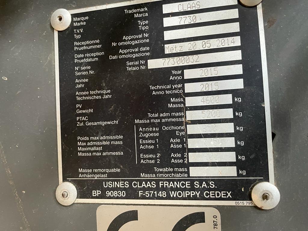 Großpackenpresse типа CLAAS Quadrant 4000, Gebrauchtmaschine в MORLHON LE HAUT (Фотография 11)