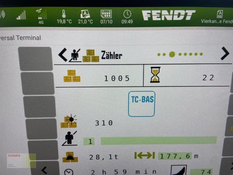 Großpackenpresse типа CLAAS QUADRANT 5200 EVOLUTION FC, Vorbauhäcksler, Gebrauchtmaschine в Molbergen (Фотография 12)