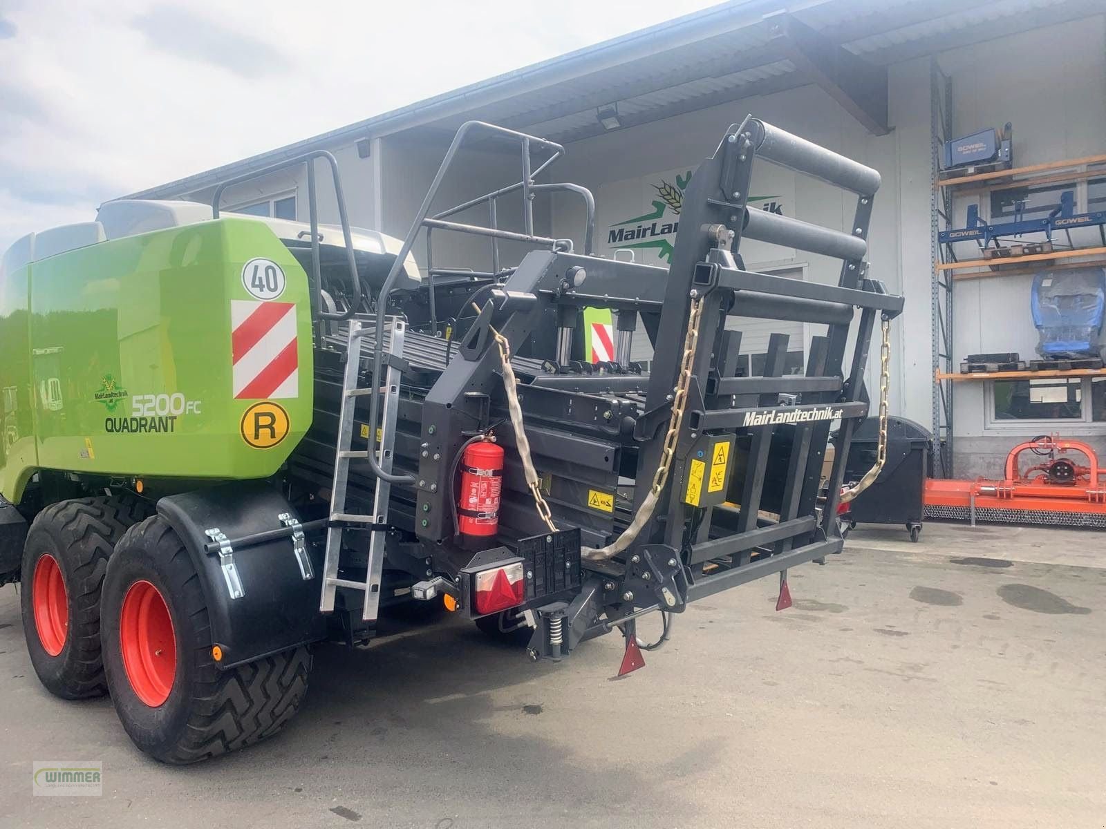 Großpackenpresse typu CLAAS Quadrant 5200 FC - gebrauchte Quaderballenpresse, Gebrauchtmaschine v Kematen (Obrázek 4)