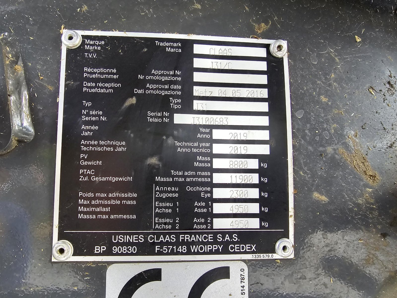 Großpackenpresse tipa CLAAS Quadrant 5200 FC, Gebrauchtmaschine u Naklo (Slika 7)