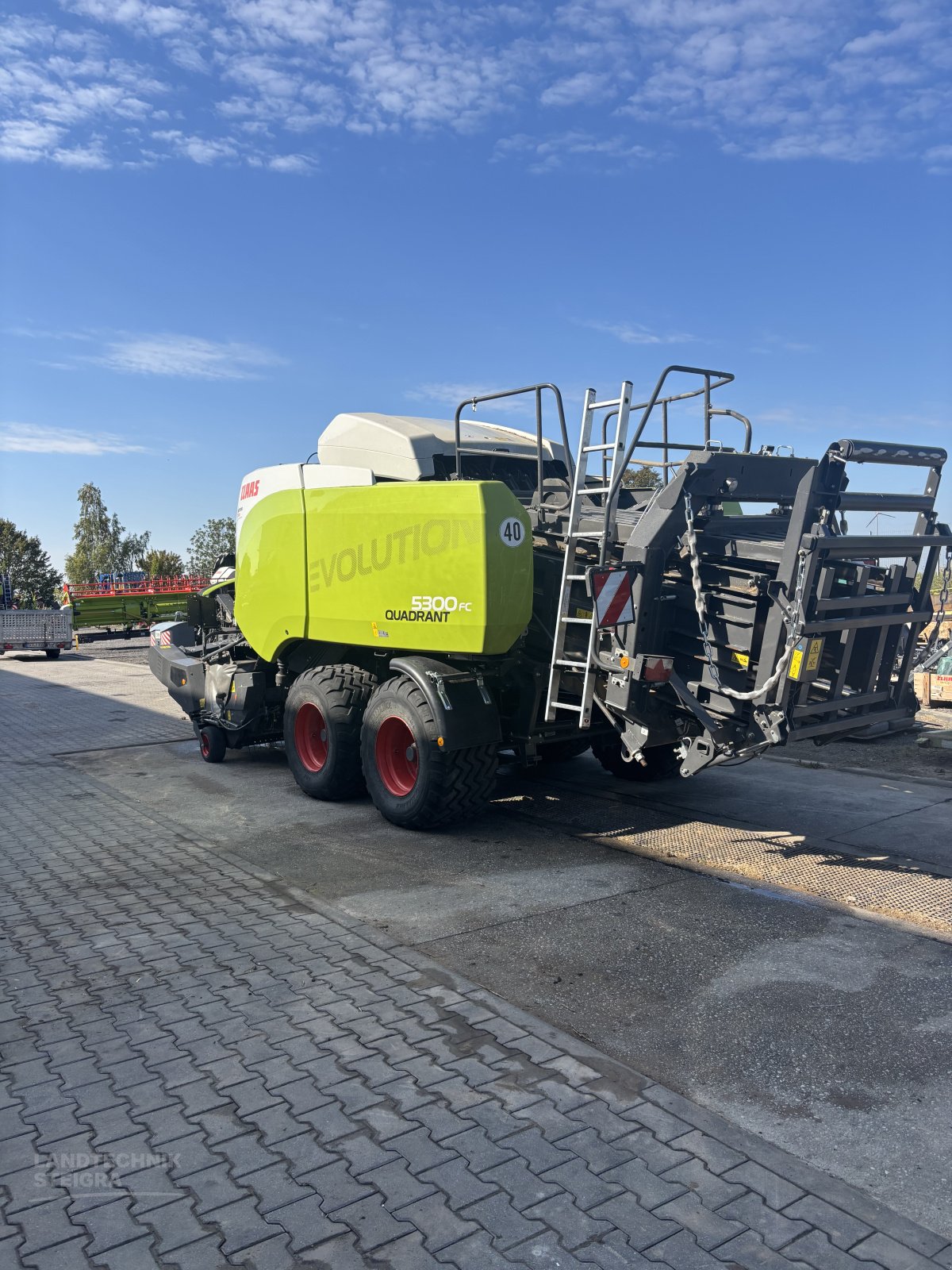 Großpackenpresse типа CLAAS Quadrant 5300 EVOLUTEN FC Tandem Vorbauhäcksler Müthing, Gebrauchtmaschine в Steigra (Фотография 2)