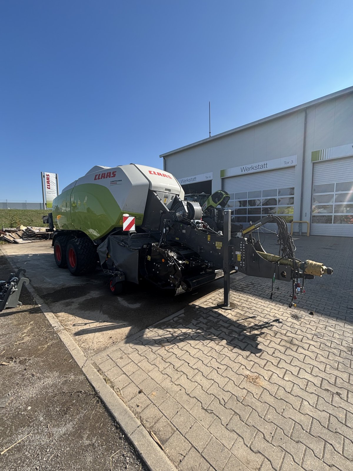 Großpackenpresse типа CLAAS Quadrant 5300 EVOLUTEN FC Tandem Vorbauhäcksler Müthing, Gebrauchtmaschine в Steigra (Фотография 5)