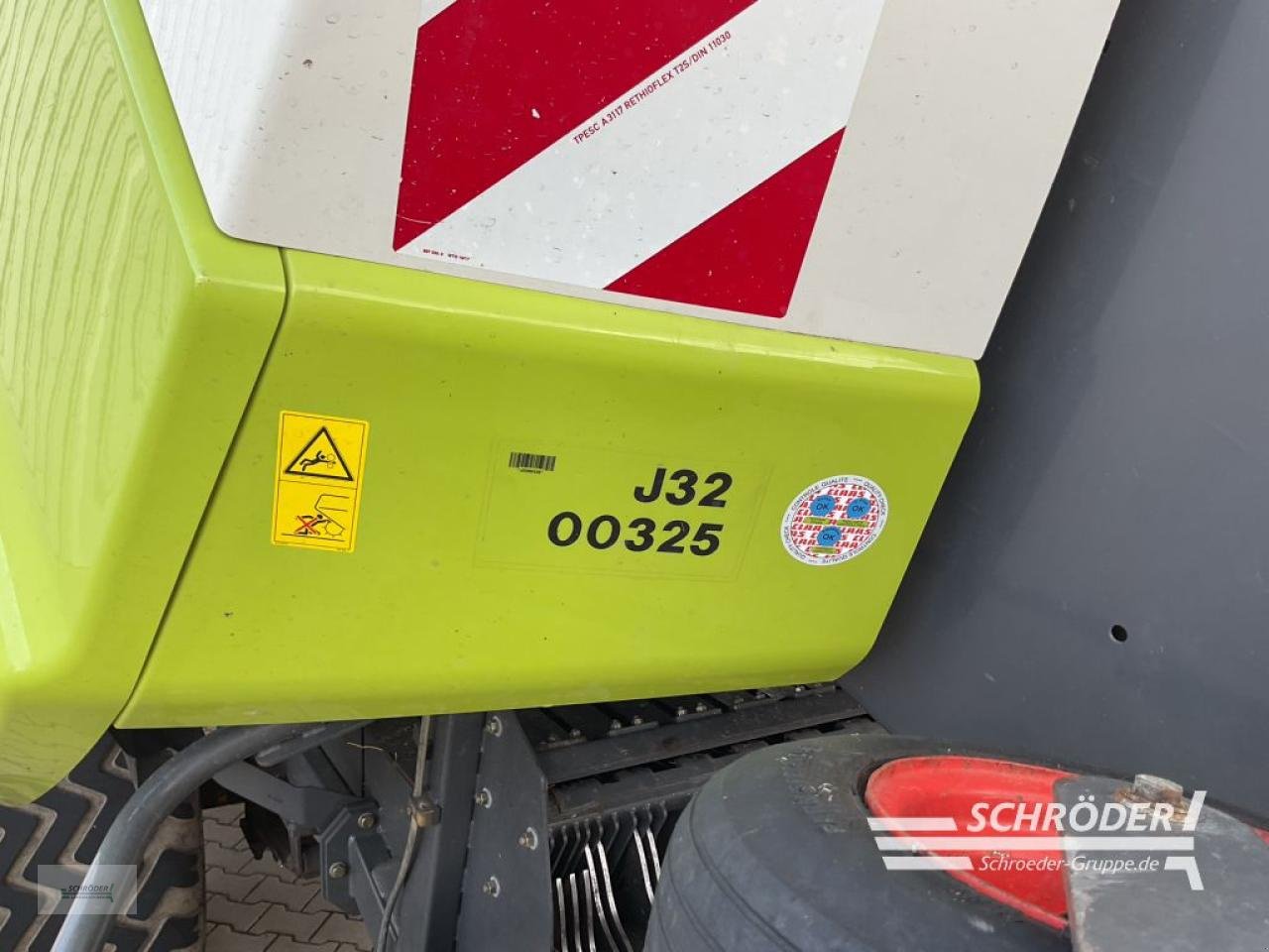 Großpackenpresse Türe ait CLAAS QUADRANT 5300 RF, Gebrauchtmaschine içinde Lastrup (resim 9)