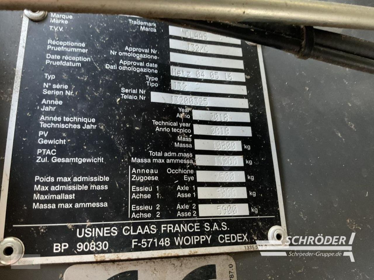 Großpackenpresse Türe ait CLAAS QUADRANT 5300 RF, Gebrauchtmaschine içinde Lastrup (resim 18)
