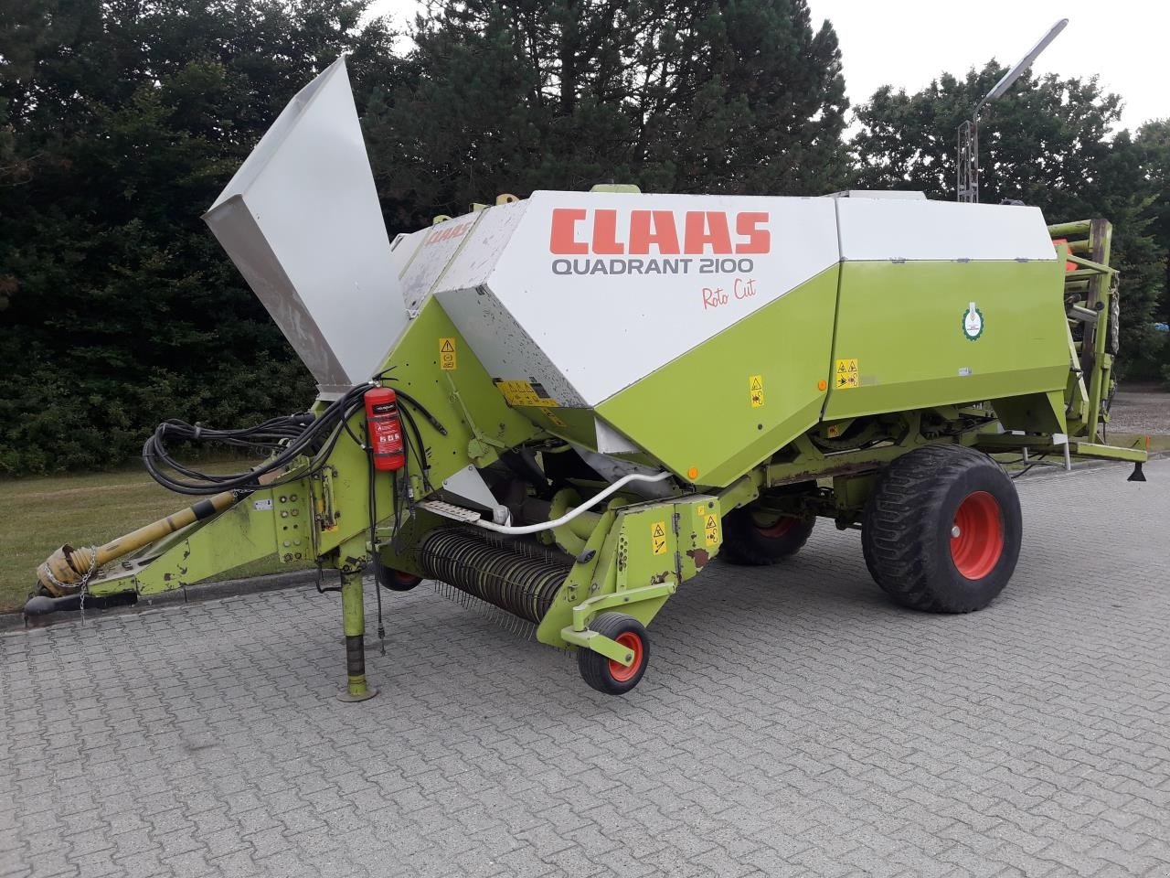 Großpackenpresse of the type CLAAS QUDRANT 2100, Gebrauchtmaschine in Tim (Picture 1)