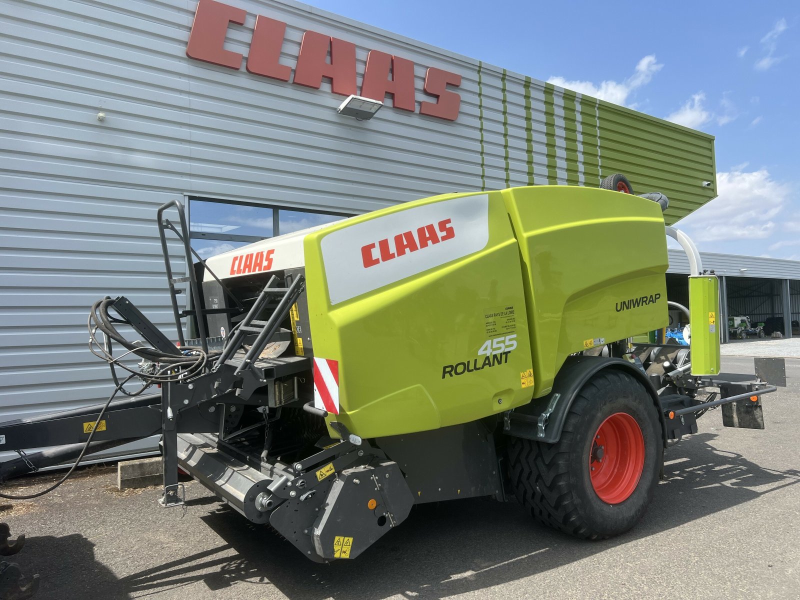 Großpackenpresse a típus CLAAS ROLLANT 455 RC UNIWRAP, Gebrauchtmaschine ekkor: Gannat (Kép 8)