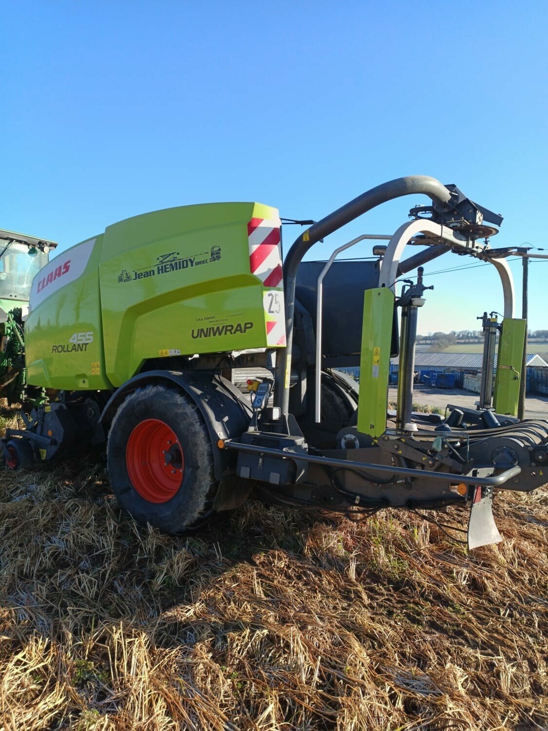 Großpackenpresse Türe ait CLAAS ROLLANT 455 RC UNIWRAP, Gebrauchtmaschine içinde PONTIVY (resim 6)