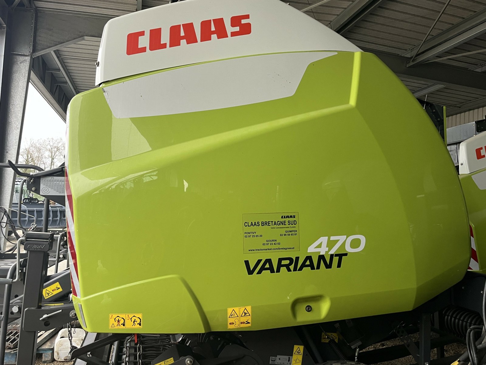 Großpackenpresse Türe ait CLAAS VARIANT 470 RF, Gebrauchtmaschine içinde PONTIVY (resim 2)