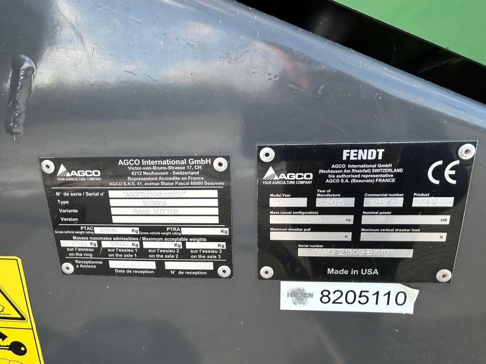 Großpackenpresse van het type Fendt 12130SA/BB9090 PLUS, Gebrauchtmaschine in Thisted (Foto 6)