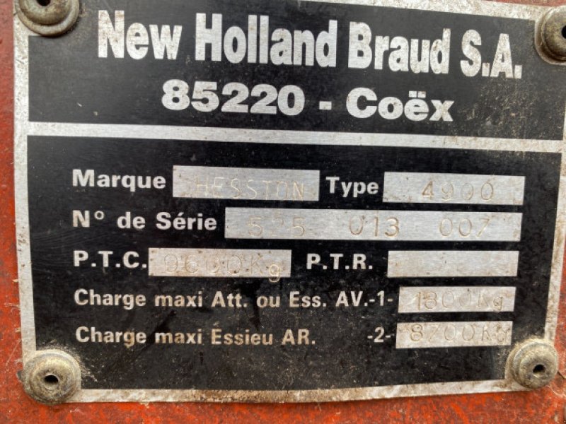 Großpackenpresse typu Fiatagri 4900, Gebrauchtmaschine v Hemmet (Obrázek 2)