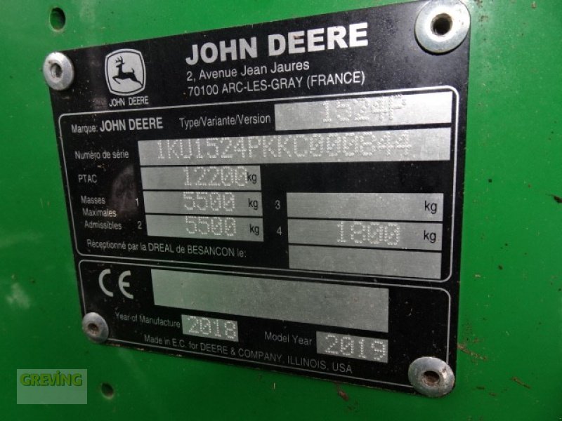 Großpackenpresse typu John Deere L1524, Gebrauchtmaschine v Greven (Obrázek 29)