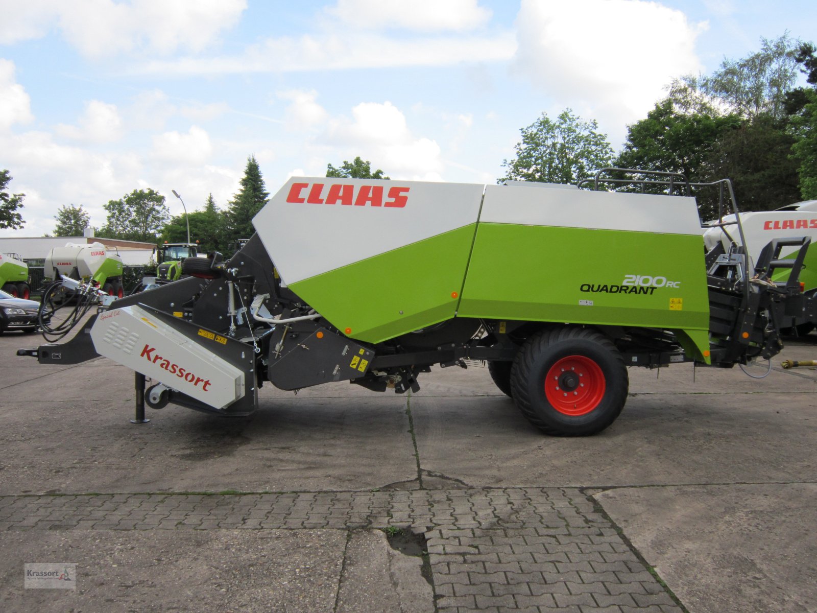 Großpackenpresse of the type Krassort Vorbauhäcksler, Gebrauchtmaschine in Sassenberg (Picture 4)