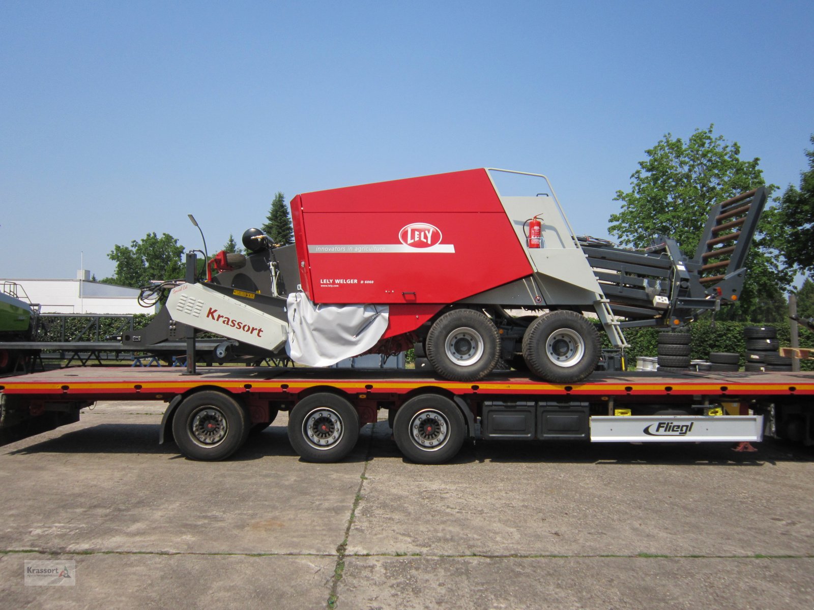 Großpackenpresse of the type Krassort Vorbauhäcksler, Gebrauchtmaschine in Sassenberg (Picture 10)