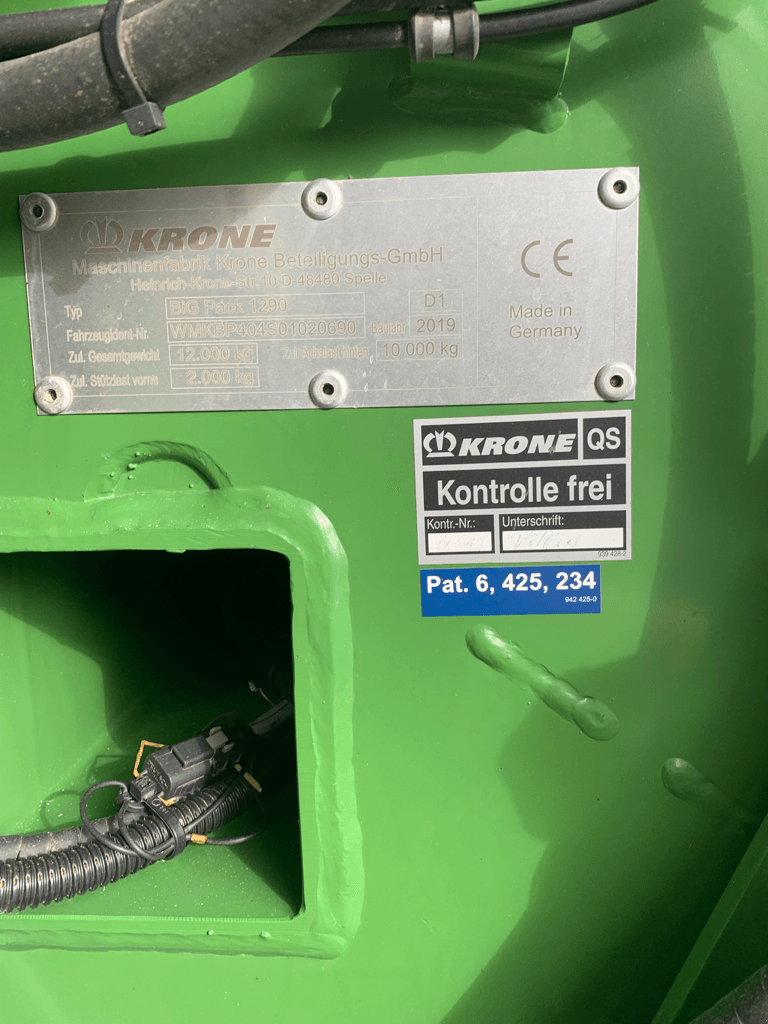 Großpackenpresse za tip Krone 1290 XC, Gebrauchtmaschine u TREMEUR (Slika 8)