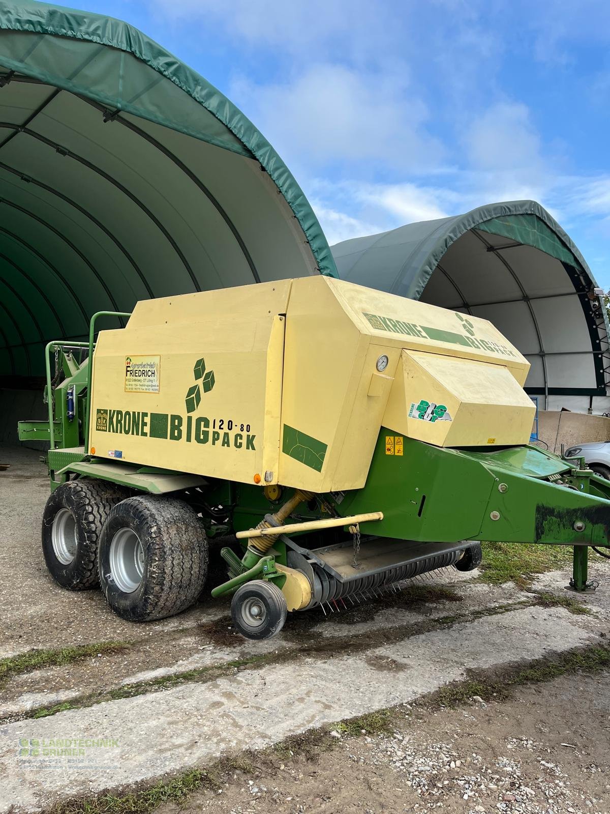 Großpackenpresse des Typs Krone Big Pack 120-80, Gebrauchtmaschine in Hiltpoltstein (Bild 1)