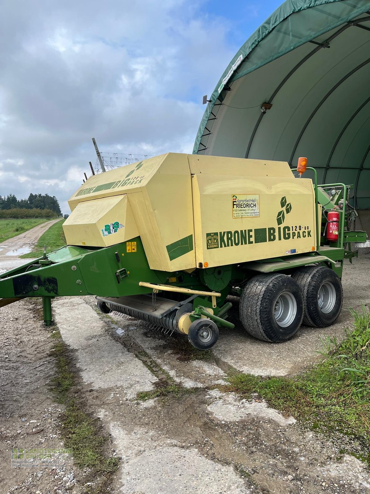 Großpackenpresse des Typs Krone Big Pack 120-80, Gebrauchtmaschine in Hiltpoltstein (Bild 2)