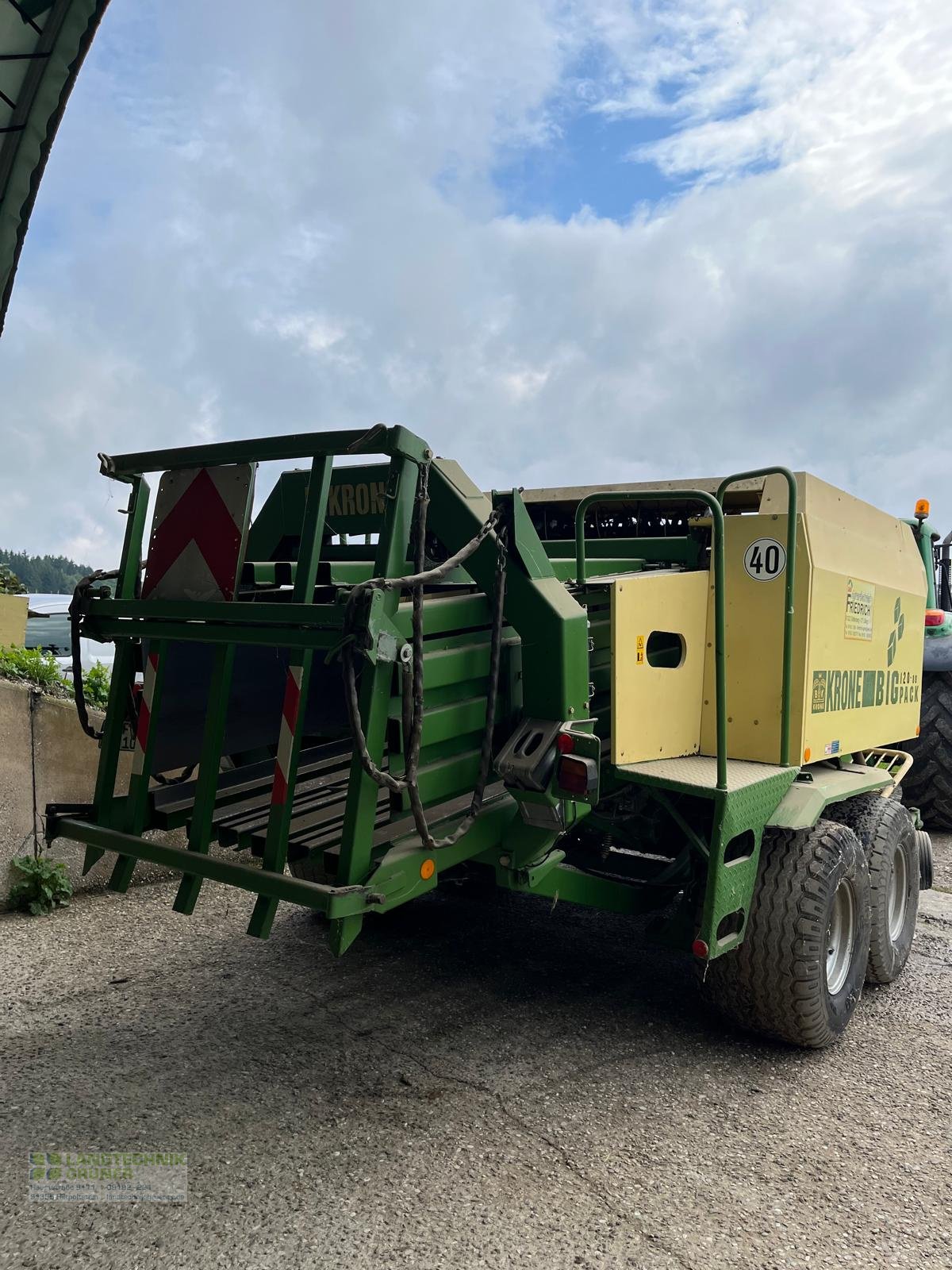 Großpackenpresse des Typs Krone Big Pack 120-80, Gebrauchtmaschine in Hiltpoltstein (Bild 4)