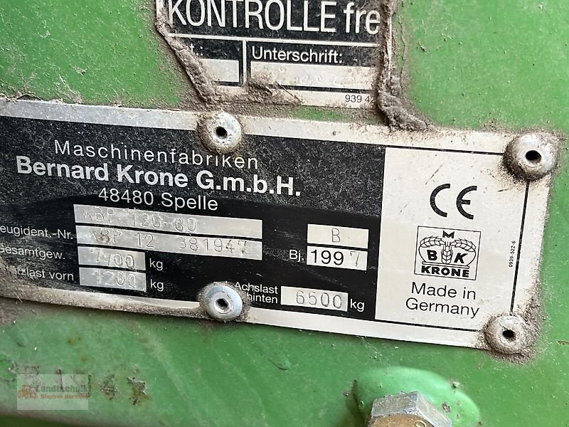 Großpackenpresse typu Krone Big Pack 120-80, Gebrauchtmaschine v Marl (Obrázok 17)