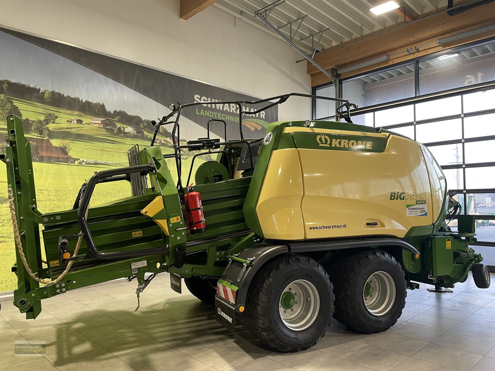 Großpackenpresse Türe ait Krone Big Pack 1270 VC 5.G, Neumaschine içinde Gampern (resim 18)