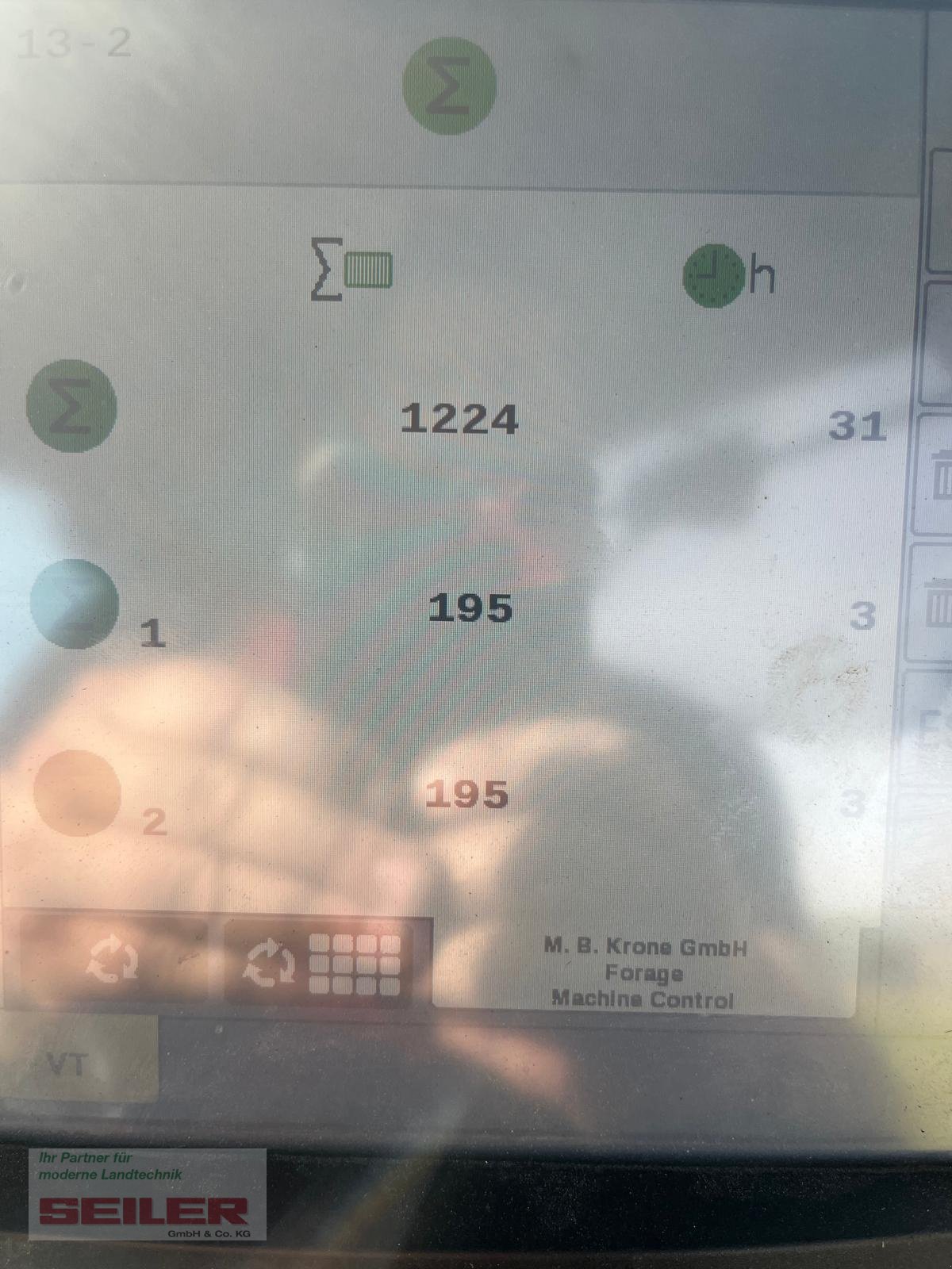 Großpackenpresse typu Krone Big Pack 1270 VC, Gebrauchtmaschine v Ansbach (Obrázek 16)
