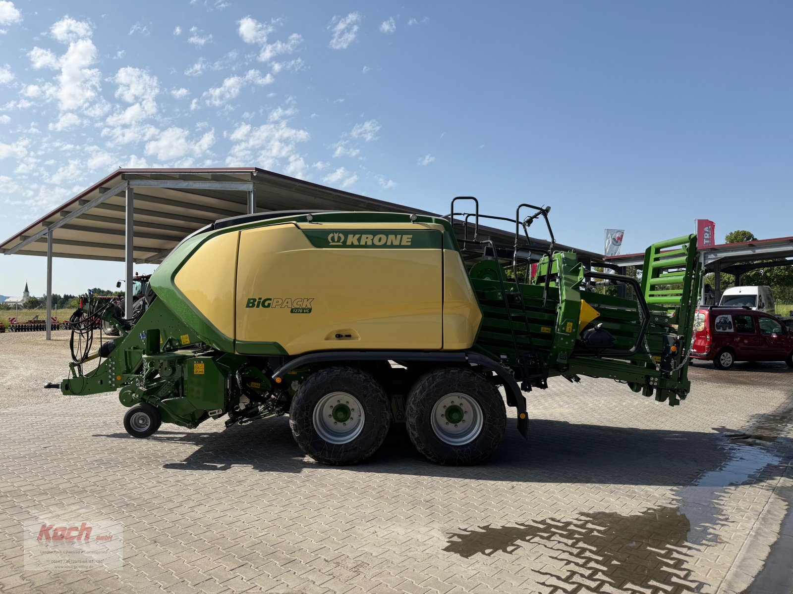 Großpackenpresse des Typs Krone Big Pack 1270 VC, Neumaschine in Neumarkt / Pölling (Bild 5)