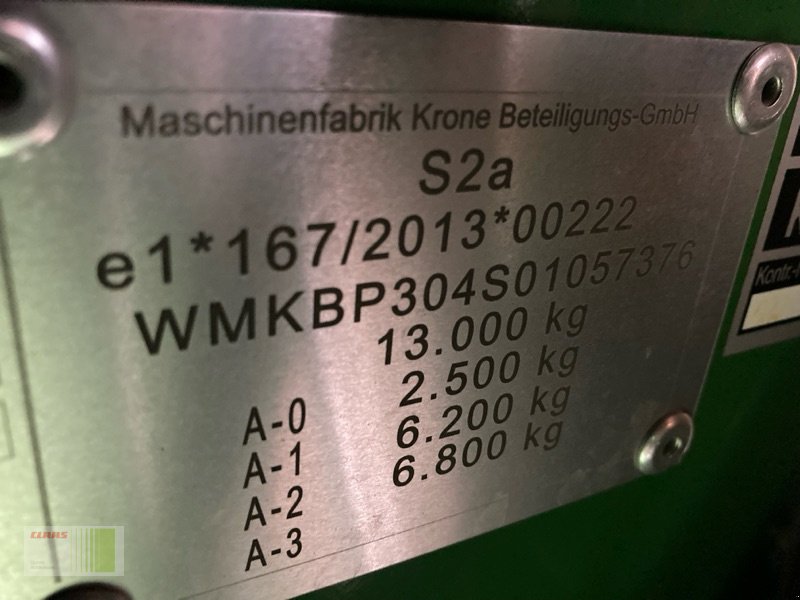 Großpackenpresse typu Krone BIG Pack 1270 VC, Gebrauchtmaschine w Alveslohe (Zdjęcie 17)
