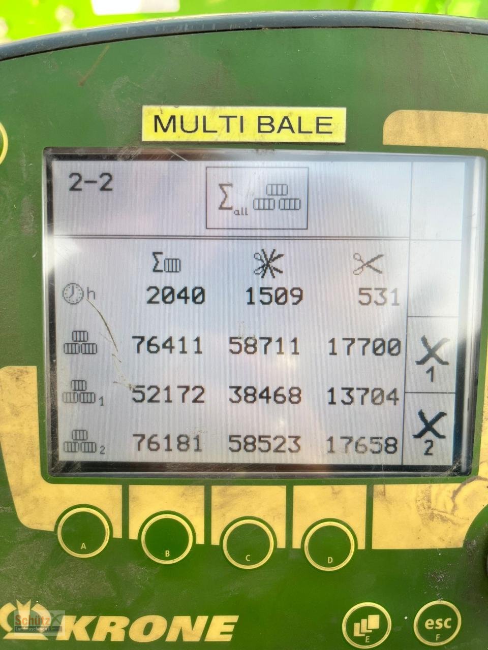 Großpackenpresse typu Krone Big Pack 1270 XC, Multi-Bale, Gebrauchtmaschine v Schierling (Obrázek 14)