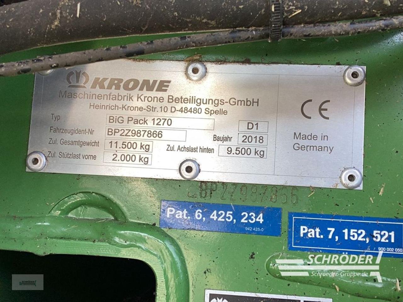 Großpackenpresse typu Krone BIG PACK 1270 XC MULTI BALE, Gebrauchtmaschine w Wildeshausen (Zdjęcie 10)