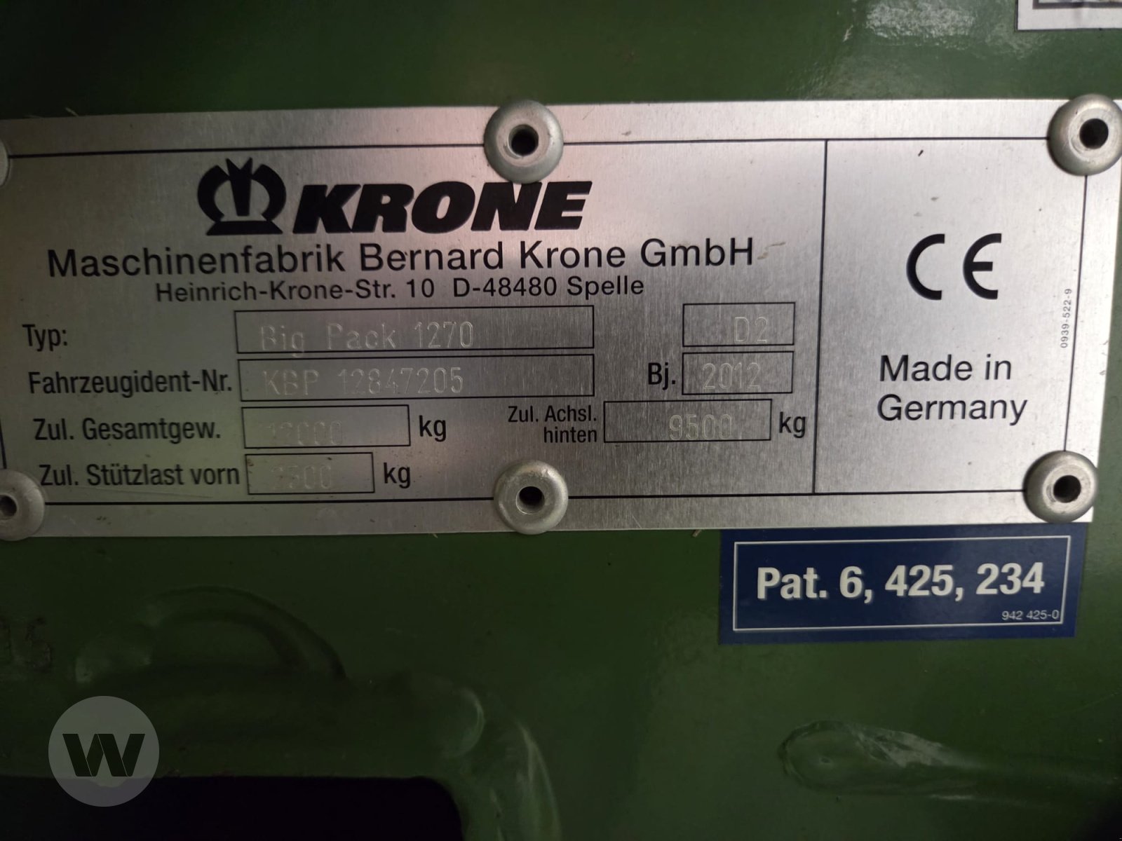 Großpackenpresse tipa Krone BIG PACK 1270 XC Multi Bale, Gebrauchtmaschine u Börm (Slika 3)