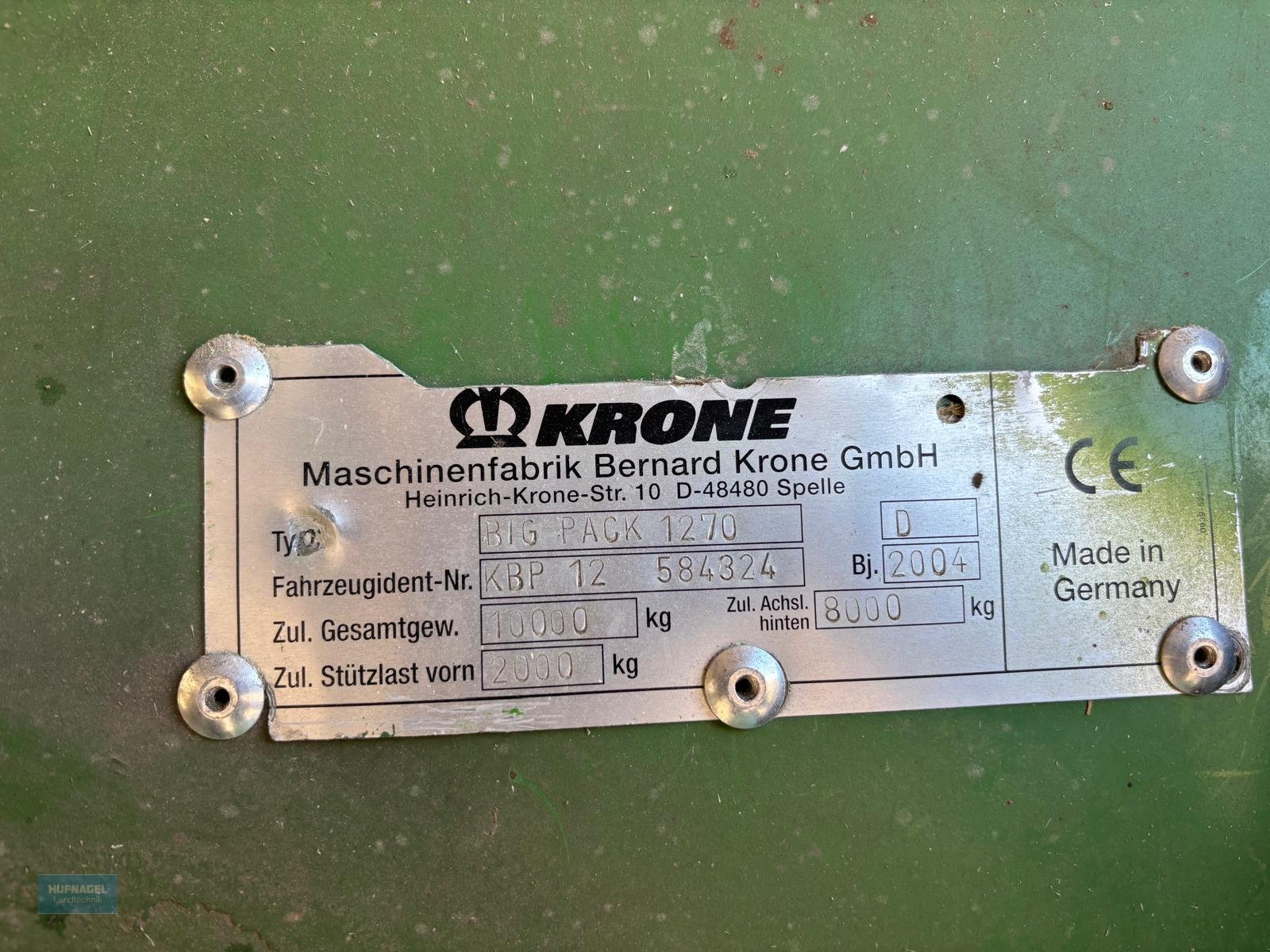 Großpackenpresse типа Krone Big Pack 1270 XC VFS, Gebrauchtmaschine в Neuhof-Zenn (Фотография 19)