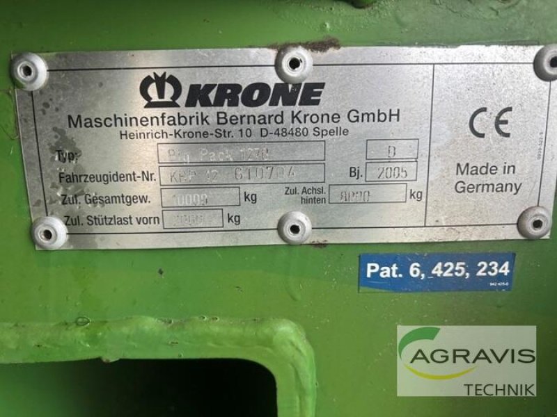 Großpackenpresse del tipo Krone BIG PACK 1270, Gebrauchtmaschine In Meppen (Immagine 20)