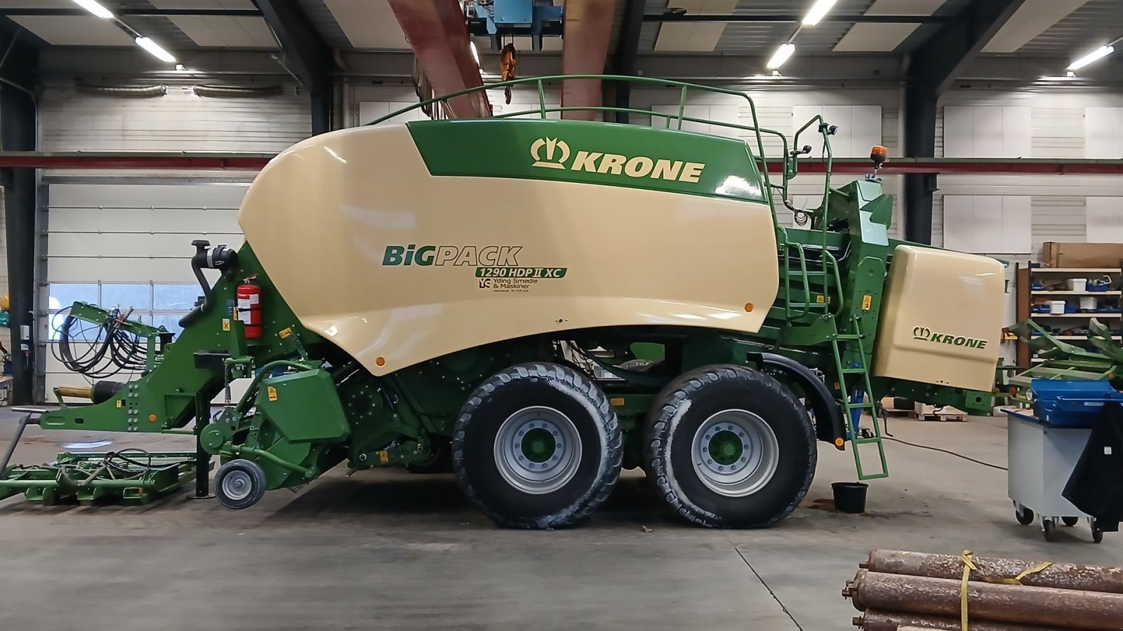 Großpackenpresse типа Krone Big Pack 1290 HDP II XC m. ballevogn, Gebrauchtmaschine в Horsens (Фотография 1)