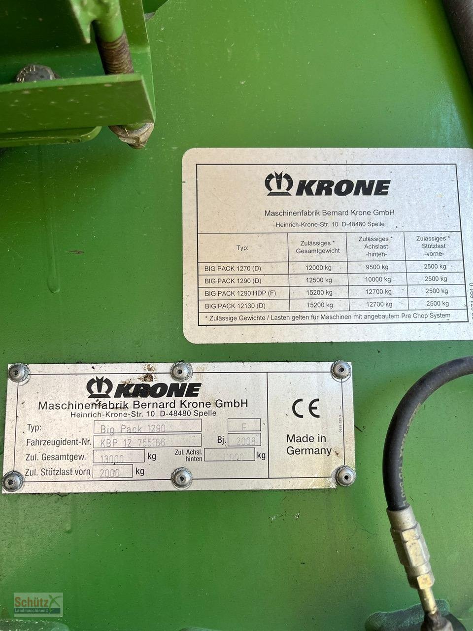 Großpackenpresse typu Krone Big Pack 1290 HDP XC, Gebrauchtmaschine v Schierling (Obrázek 21)