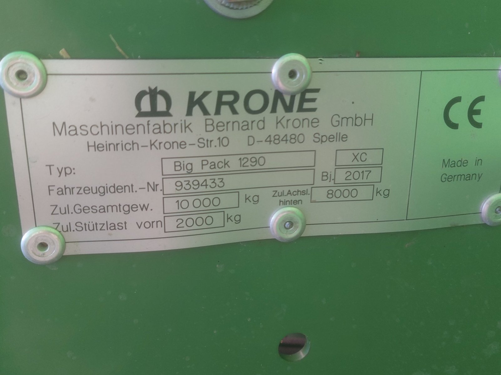Großpackenpresse des Typs Krone Big Pack 1290 XC HS, Gebrauchtmaschine in Nagycenk (Bild 4)