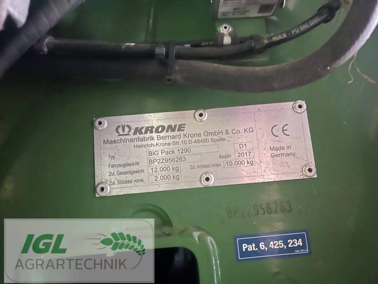 Großpackenpresse del tipo Krone BIG Pack 1290 XC, Gebrauchtmaschine In Nabburg (Immagine 14)