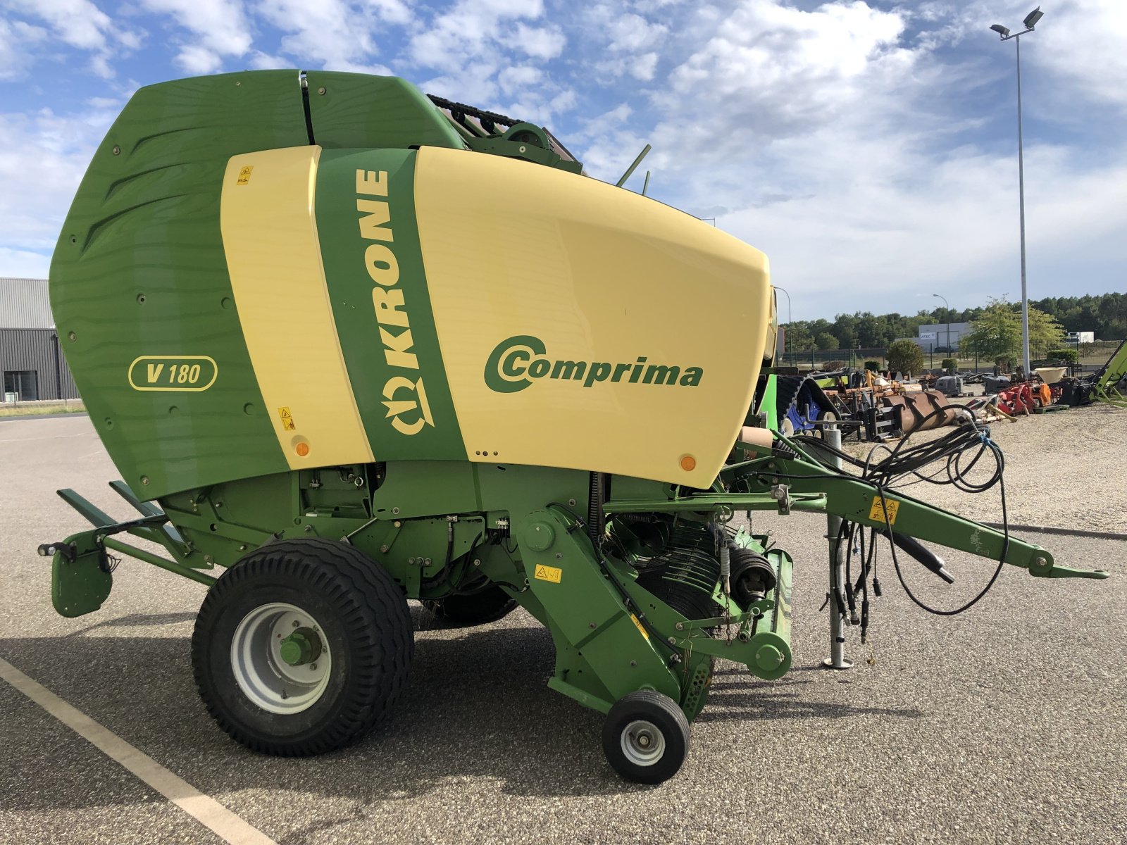 Großpackenpresse Türe ait Krone COMPRIMA V180, Gebrauchtmaschine içinde AILLAS (resim 4)